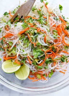 Duidelijke Aziatische Chinese Vermicelli Mung Bean Glass Noodles Thick