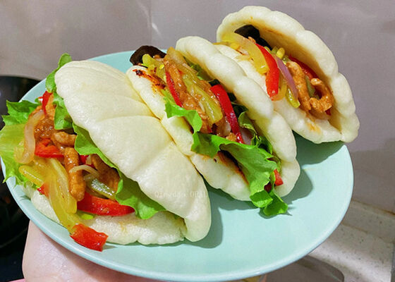 Bevroren Lotusbladbroodje (Gua Bao) | BRC- en HALAL-gecertificeerd | EU-norm | Chinese fabrieksgroothandel voor fastfood