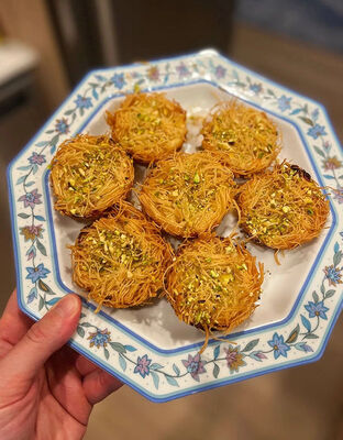 Kunafa deeg. EU standaard Chinese fabriek, Fast Food & takeaway aangepast, bulk levering.