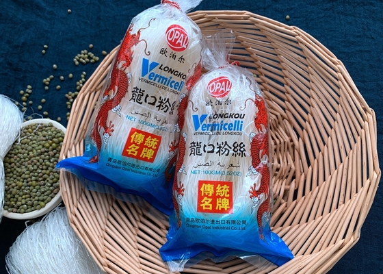 250g ruwe Graangewassenproducten Longkou Groen Bean Glass Noodles
